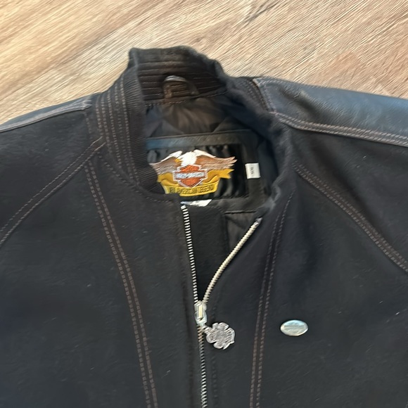 HARLEY-DAVIDSON Leather/Wool jacket - Picture 5 of 10